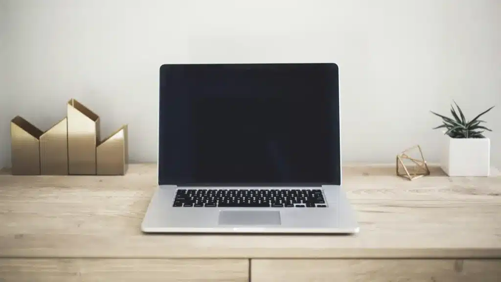 Planning quality website content at a desk